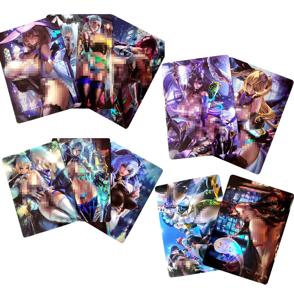 9+1Pcs/set Genshin Flash Cards Anime Girls Lisa Beelzebul ACG Sexy Kawaii Game Anime Collection Cards Gift Toys for Friends
9+1Pcs/set Genshin Flash Cards Anime Girls Lisa Beelzebul ACG Sexy Kawaii Game Anime Collection Cards Gift Toys for Friends