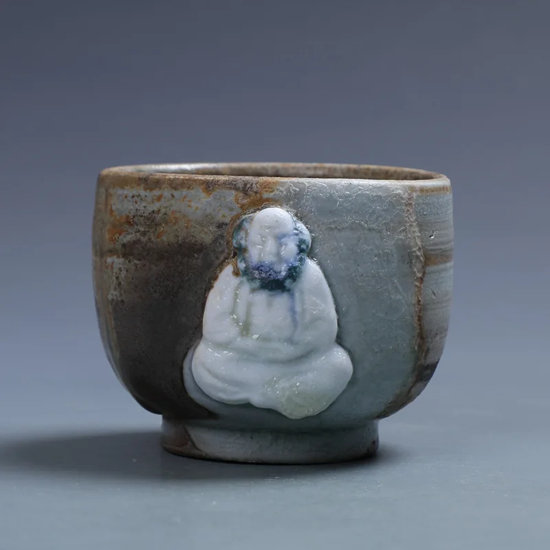 Sanbao Firewood Burning Handmade Pile Carving Damo Firewood Burning Master Cup Unglazed Wood Fire Cup Teacup Tea Set
Sanbao Firewood Burning Handmade Pile Carving Damo Firewood Burning Master Cup Unglazed Wood Fire Cup Teacup Tea Set
