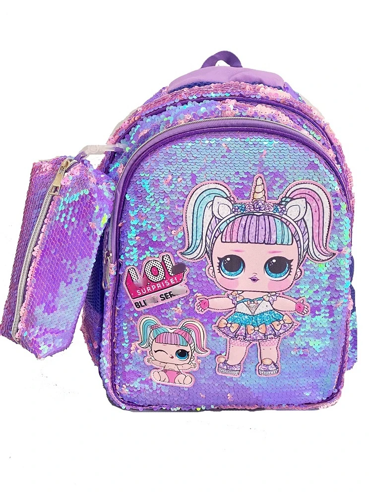 High Quality 16inch Cartoon Sequin Bling Backpack Girl Schoolbag Beaded Backpack Large Kawaii Schoolbag Satchel Mochila Mujer
High Quality 16inch Cartoon Sequin Bling Backpack Girl Schoolbag Beaded Backpack Large Kawaii Schoolbag Satchel Mochila Mujer