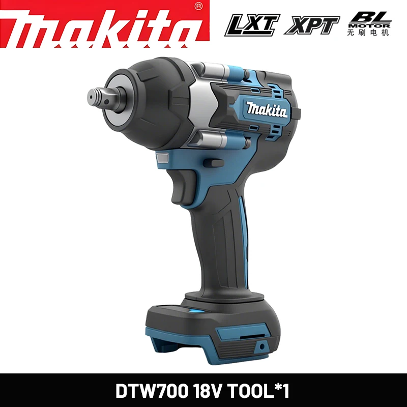 Аккумуляторный ударный гайковерт Makita DTW700, 18 В, 1000 мАч
Аккумуляторный ударный гайковерт Makita DTW700, 18 В, 1000 мАч