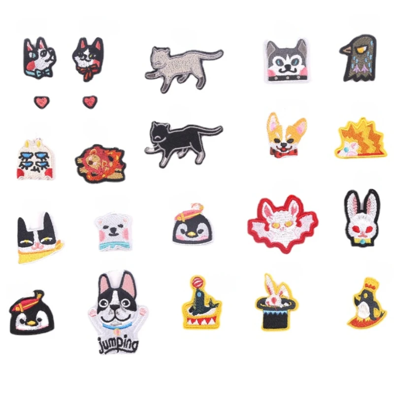 100pcs/lot Small Anime Embroidery Patch Kitty Hedgehog Bird Puppy Penguins Dolphin Shirt Clothing Decoration Craft Diy Applique
100pcs/lot Small Anime Embroidery Patch Kitty Hedgehog Bird Puppy Penguins Dolphin Shirt Clothing Decoration Craft Diy Applique