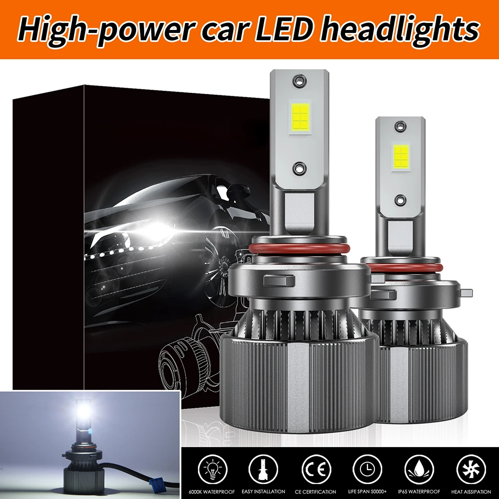 2PCS Car Headlight H4 H7 H8 H11 9005 9006 9012 LED Bulb 24000LM High Brightness 60W Driving Light Waterproof Car Accessories
2PCS Car Headlight H4 H7 H8 H11 9005 9006 9012 LED Bulb 24000LM High Brightness 60W Driving Light Waterproof Car Accessories
