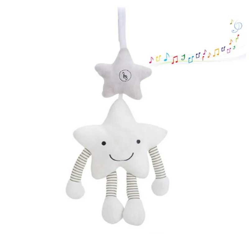 1PC New Baby Toys For Stroller Music Star Crib Hanging Newborn Mobile Rattles On The Bed Babies Educational Plush Toys
1PC New Baby Toys For Stroller Music Star Crib Hanging Newborn Mobile Rattles On The Bed Babies Educational Plush Toys