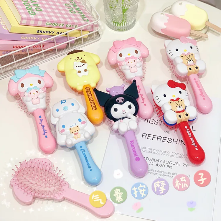 Kawaii Sanrioed аниме мультфильм серия Kuromi My melody Cinnamoroll KT cat новый милый портативный ученический массаж зеркало
Kawaii Sanrioed аниме мультфильм серия Kuromi My melody Cinnamoroll KT cat новый милый портативный ученический массаж зеркало