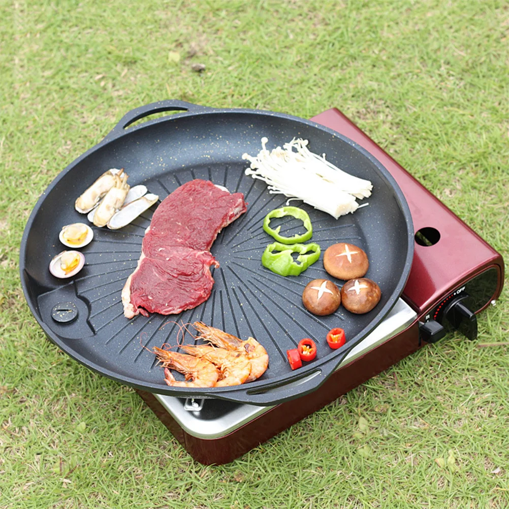 Fry Pan Outdoor BBQ Accessories Roasting Tool Non-stick Plate Portable Barbecue Grill
Fry Pan Outdoor BBQ Accessories Roasting Tool Non-stick Plate Portable Barbecue Grill