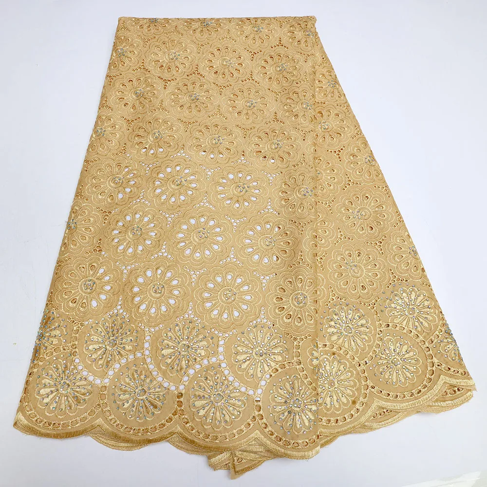 2022 High Quality African Lace Fabric Cotton Fabric Embroidery Swiss Voiled Lace Pure Cotton 5 Yards Lace Fabric
2022 High Quality African Lace Fabric Cotton Fabric Embroidery Swiss Voiled Lace Pure Cotton 5 Yards Lace Fabric