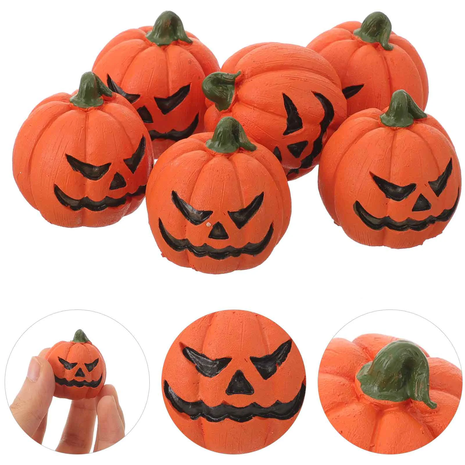 6pcs Halloween Theme Pumpkin Aquariums Ornaments Halloween Party Micro Landscape Props
6pcs Halloween Theme Pumpkin Aquariums Ornaments Halloween Party Micro Landscape Props