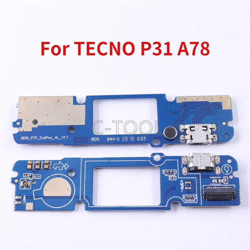 1PC Original Charging Port USB Charger Dock Board Flex For TECNO P31 A78 NFC Dock Connector Microphone Board Flex Cable
1PC Original Charging Port USB Charger Dock Board Flex For TECNO P31 A78 NFC Dock Connector Microphone Board Flex Cable