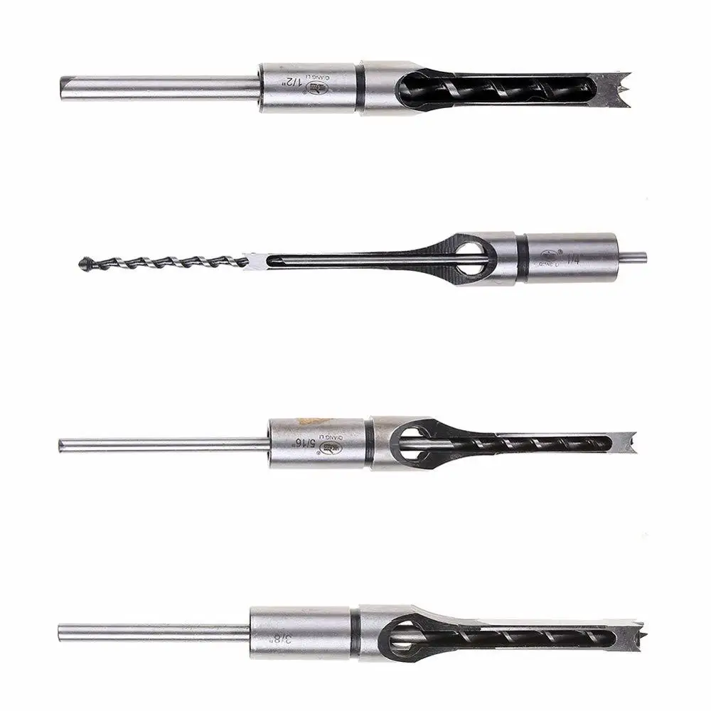 HSS Twist Drill Bits Woodworking Drill Tools Kit Set Square Auger Mortising Chisel Drill Set Square Hole Extended Saw 6.0mm~16mm
HSS Twist Drill Bits Woodworking Drill Tools Kit Set Square Auger Mortising Chisel Drill Set Square Hole Extended Saw 6.0mm~16mm