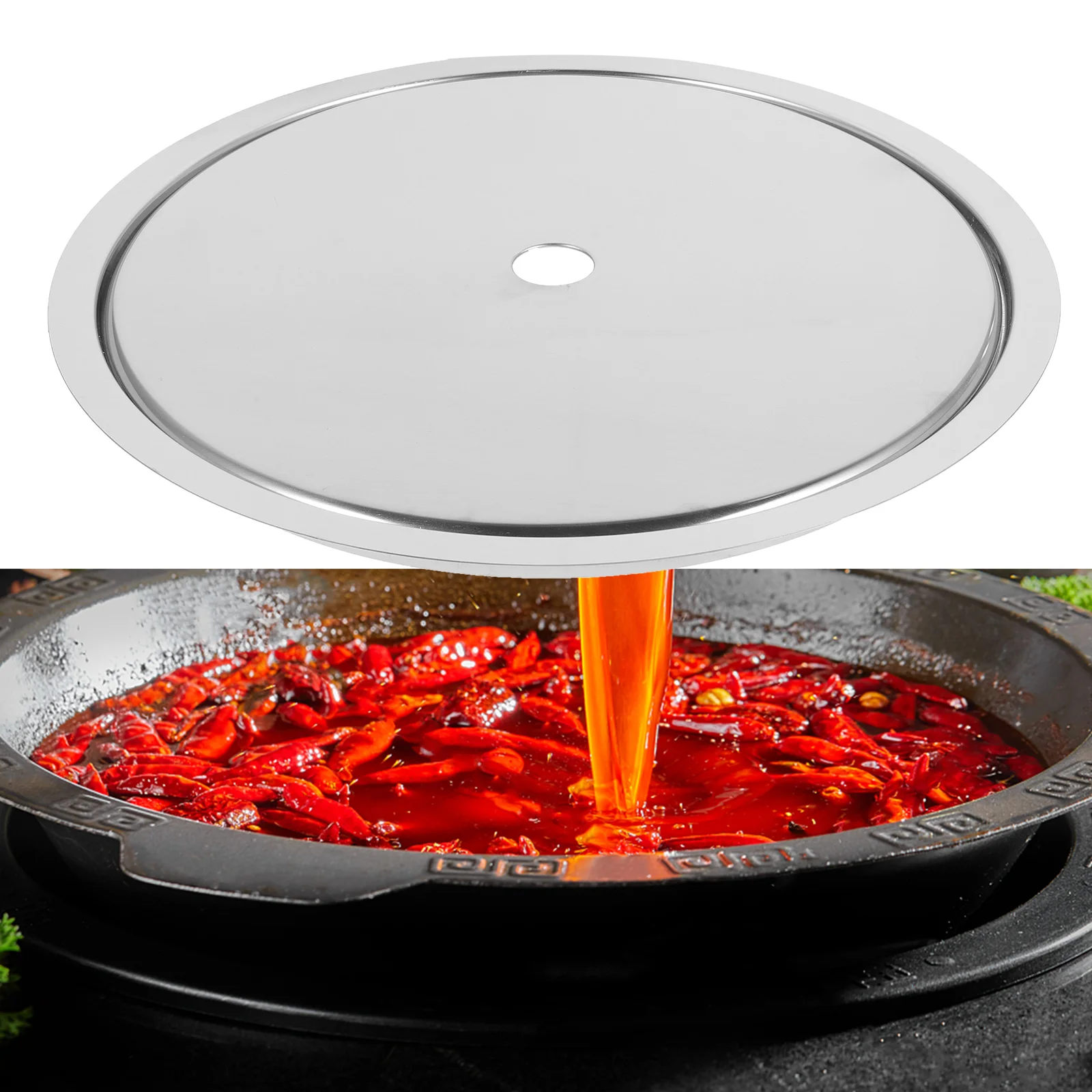 Induction Cookware Stainless Steel Hot Pot Table Cooktop Adapter Plate Heater Lid Diffuser Diffusion Accessory
Induction Cookware Stainless Steel Hot Pot Table Cooktop Adapter Plate Heater Lid Diffuser Diffusion Accessory