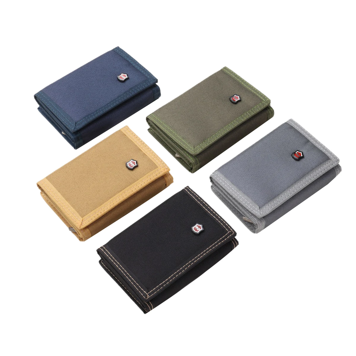 Men 3-fold Coin Purse Solid Color Canvas Wallet with Velcro Fashion Card Pack Carteira Masculina Card Holder Billetera Hombre
Men 3-fold Coin Purse Solid Color Canvas Wallet with Velcro Fashion Card Pack Carteira Masculina Card Holder Billetera Hombre