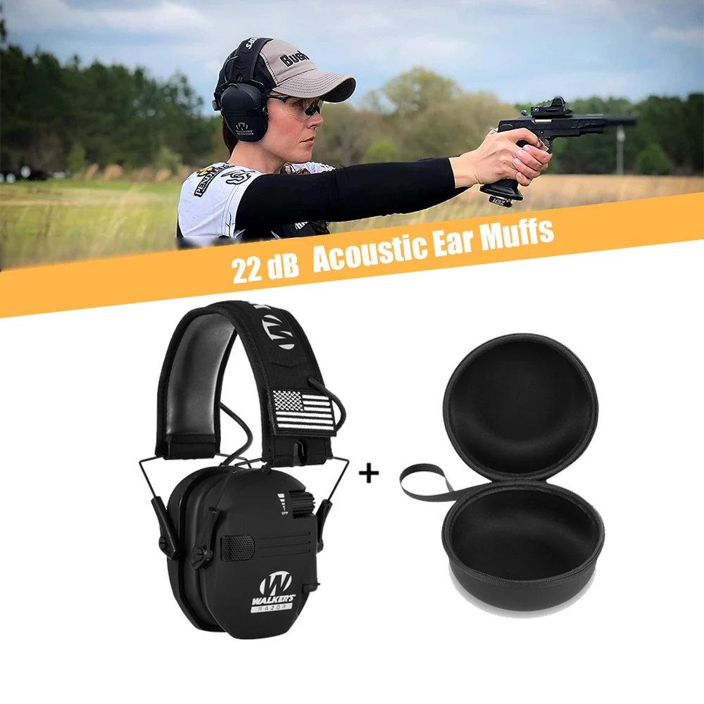 Wholesale Shooting Ear Protection Sound Amplification Anti-noise Earmuffs Professional Hunting Ear Defender Outdoor Sport
Wholesale Shooting Ear Protection Sound Amplification Anti-noise Earmuffs Professional Hunting Ear Defender Outdoor Sport
