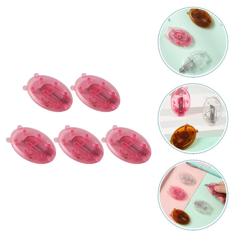 5Pcs Multi-function Box Openers Household Box Cutters Transparent Craft Cutters Paper Supply
5Pcs Multi-function Box Openers Household Box Cutters Transparent Craft Cutters Paper Supply