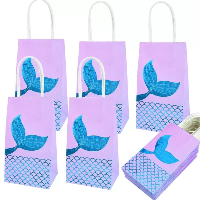 6Pcs Mermaid Tail Paper Gift Bags Candy Boxes Kids 1st Little Mermaid Theme Birthday Party Decoration Girl Baby Shower Supplies
6Pcs Mermaid Tail Paper Gift Bags Candy Boxes Kids 1st Little Mermaid Theme Birthday Party Decoration Girl Baby Shower Supplies