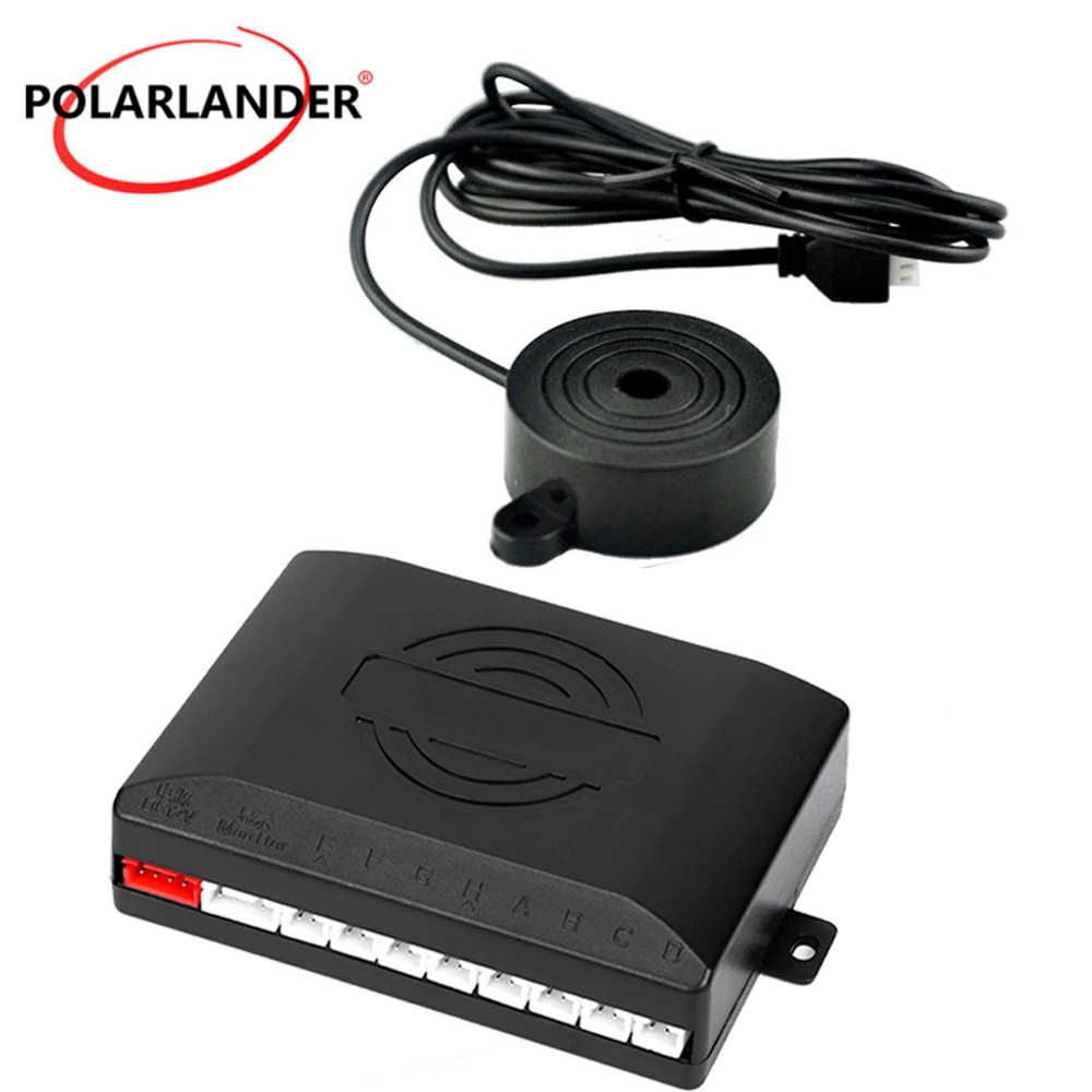 

Car Auto Parking Sensor Sound Alert 6-8 Connection Reverse Backup Radar 12V Detector System Host Main Control Box Pure Buzzer