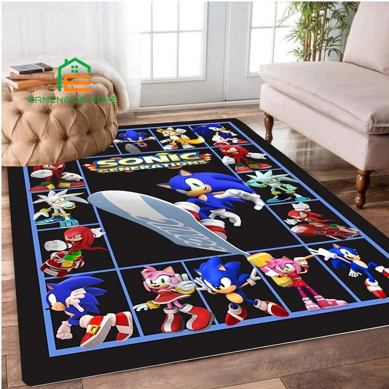 3D Anime Sonic Carpet Rug Door Mat Cartoon Pattern Printing Carpet Hall Bedroom Cold Pressing Fashionable Carpet 14 Sizes
3D Anime Sonic Carpet Rug Door Mat Cartoon Pattern Printing Carpet Hall Bedroom Cold Pressing Fashionable Carpet 14 Sizes