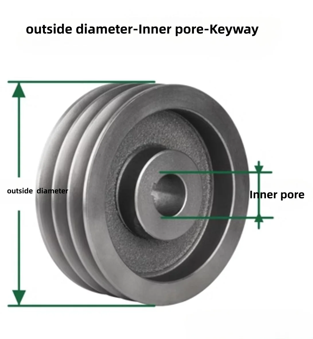 1pcs Outer Diameter :130mm Belt Pulley B Type Three Groove Cast Iron Generator Diesel Engine Motor Triangular Pulley
1pcs Outer Diameter :130mm Belt Pulley B Type Three Groove Cast Iron Generator Diesel Engine Motor Triangular Pulley