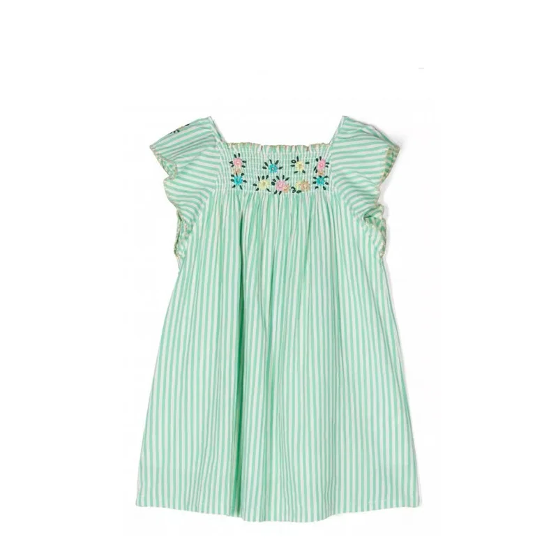 EnkeliBB Children Girl Summer Green Strip Dress With Beautiful Embroider Stylish Girls Brand Clothes
EnkeliBB Children Girl Summer Green Strip Dress With Beautiful Embroider Stylish Girls Brand Clothes