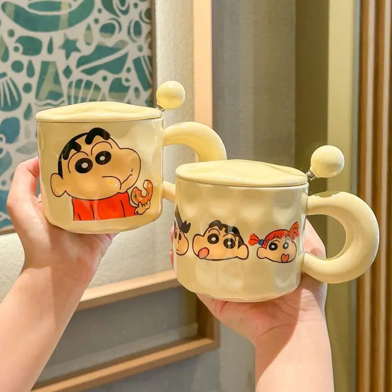 Crayon Shin-Chan Anime Mug Cute Ceramic Mug with Lid High-Color Home Drinking Mug Cartoon Coffee Milk Cup Girls Birthday Gift
Crayon Shin-Chan Anime Mug Cute Ceramic Mug with Lid High-Color Home Drinking Mug Cartoon Coffee Milk Cup Girls Birthday Gift