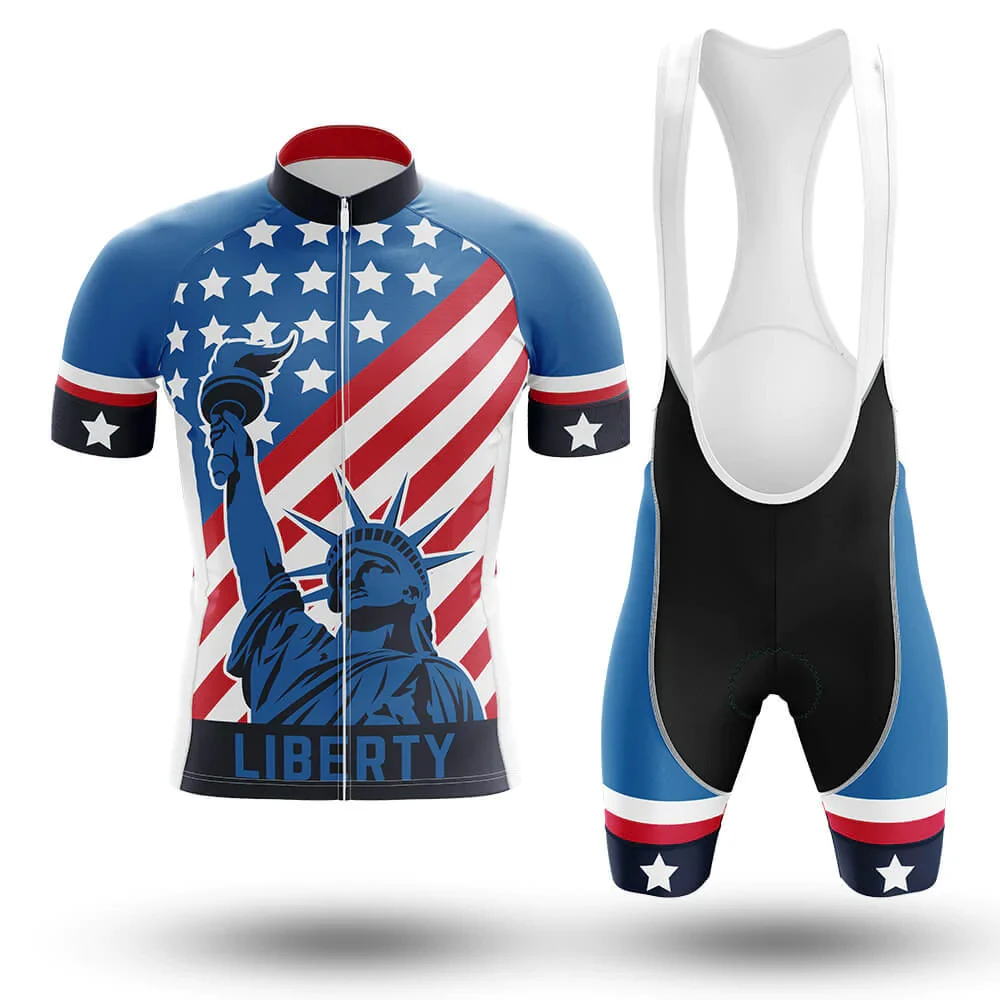Men 2023 Liberty Cycling Jersey Set Bib Shorts Suit Bicycle Wear MTB Downhill Road Bike Kits Clothing
Men 2023 Liberty Cycling Jersey Set Bib Shorts Suit Bicycle Wear MTB Downhill Road Bike Kits Clothing