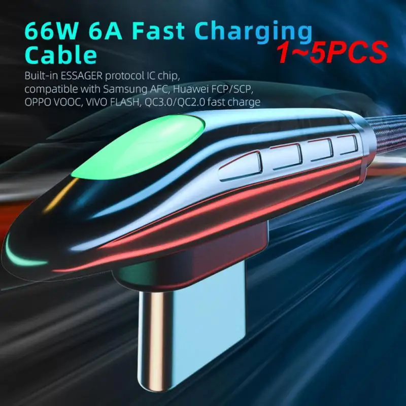 1~5PCS 6A USB Type C Cable For Mate 40 66W LED Fast Charging USB-C Charger Cable 90 Degree Cable Data
1~5PCS 6A USB Type C Cable For Mate 40 66W LED Fast Charging USB-C Charger Cable 90 Degree Cable Data