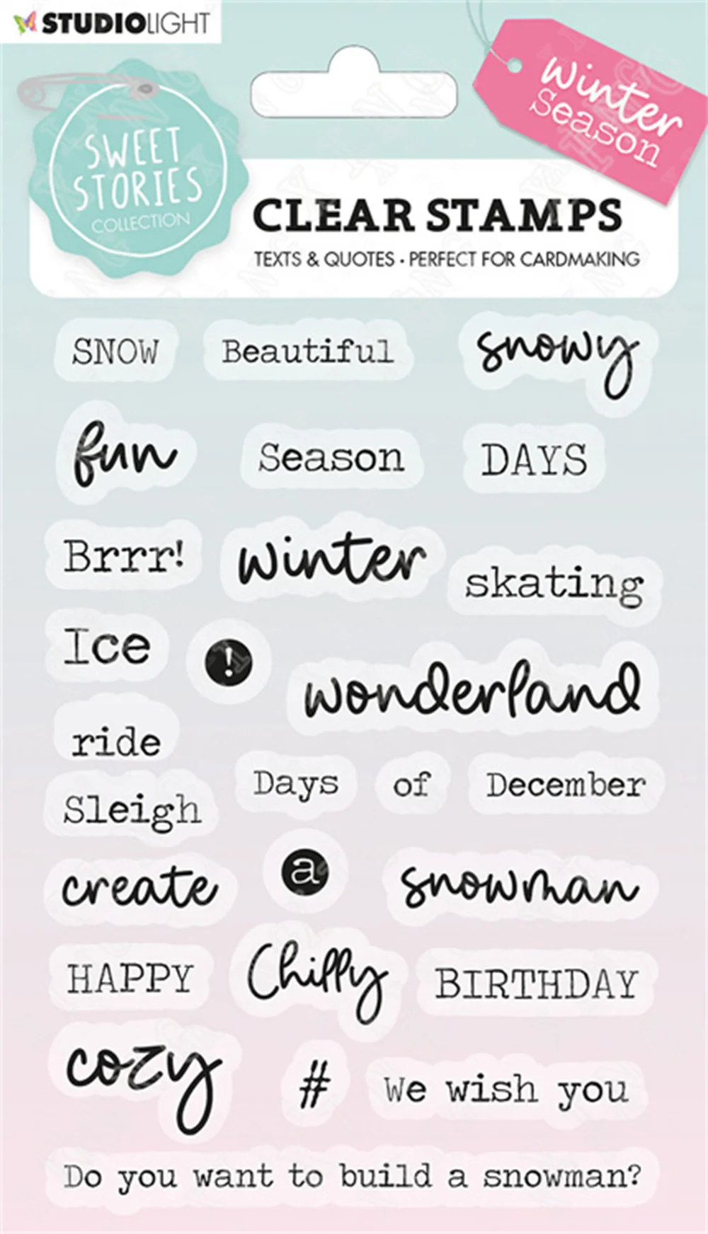 New Quotes Small Winter Season Silicone Stamps Scrapbook Diary Decoration Stencil Embossing Template Diy Greeting Card Handmade
New Quotes Small Winter Season Silicone Stamps Scrapbook Diary Decoration Stencil Embossing Template Diy Greeting Card Handmade