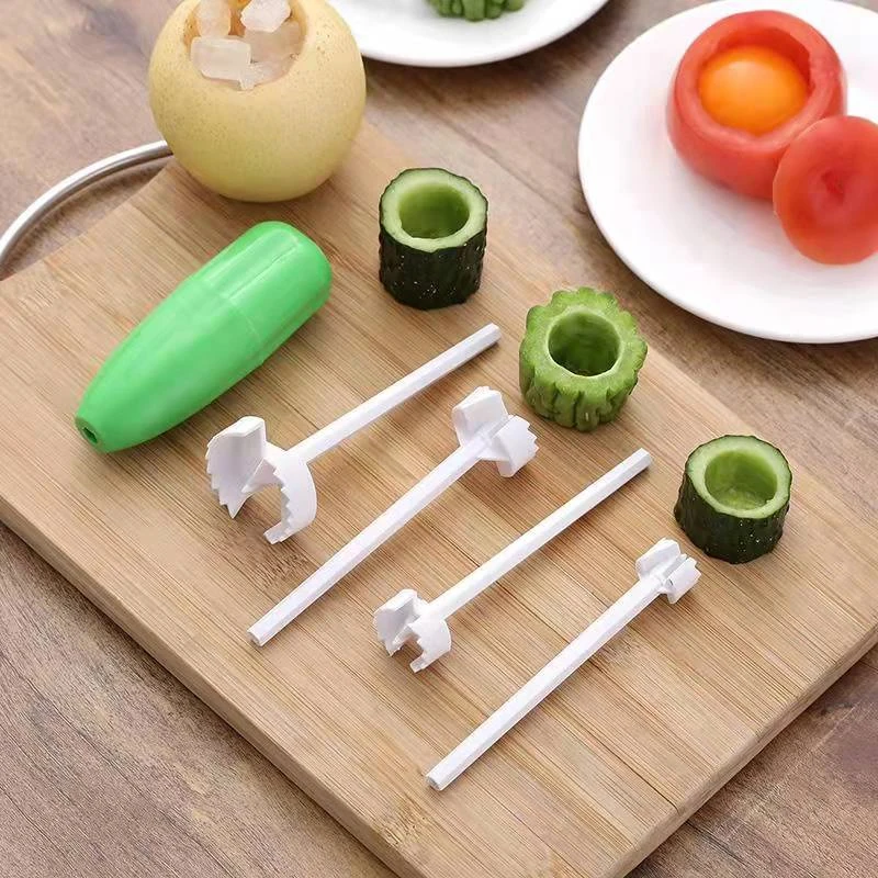 4pcs/set Vege Drill Vegetable Spiral Cutter Spiralizer Digging Device Corer Device For Stuffed Vegetables Kitchen Accessories
4pcs/set Vege Drill Vegetable Spiral Cutter Spiralizer Digging Device Corer Device For Stuffed Vegetables Kitchen Accessories