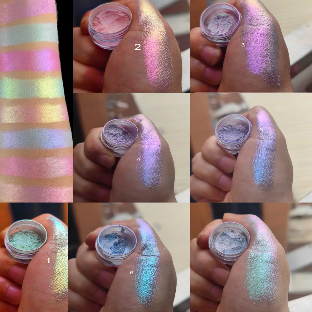 Chameleon Powder for Nails Holographic Pigment Professional Shiny Chameleon Eyeshadow Chrome Powder Reflective Glitter Nail Dust
Chameleon Powder for Nails Holographic Pigment Professional Shiny Chameleon Eyeshadow Chrome Powder Reflective Glitter Nail Dust