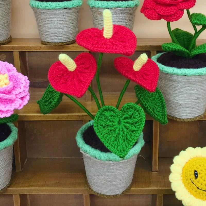 Mother's Day Gift Handmade Wool Knitting imitation flower sunflower rose home decoration creative gift
Mother's Day Gift Handmade Wool Knitting imitation flower sunflower rose home decoration creative gift