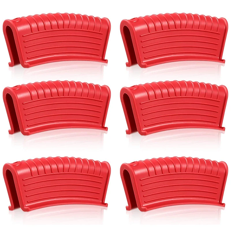 6 Pieces Silicone Assist Handle Holder Hot Pan Skillet Handle Cover Non-Slip Pot Holder Sleeve Heat-Resistant Cast Iron
6 Pieces Silicone Assist Handle Holder Hot Pan Skillet Handle Cover Non-Slip Pot Holder Sleeve Heat-Resistant Cast Iron