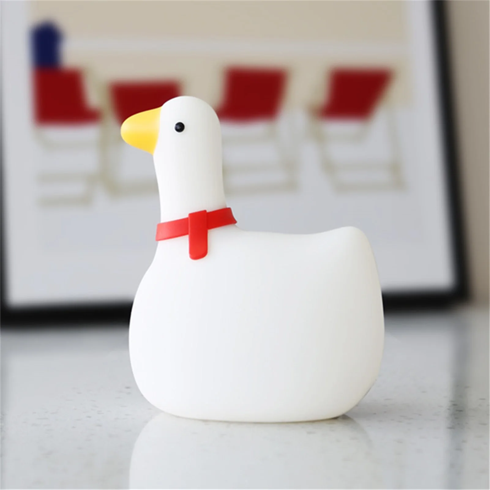 Portable Gooses Night Light Silicone Soft LED Lamp with Touch Sensor Timer USB Rechargeable Smart Night Lamp Eye Protection Gift
Portable Gooses Night Light Silicone Soft LED Lamp with Touch Sensor Timer USB Rechargeable Smart Night Lamp Eye Protection Gift