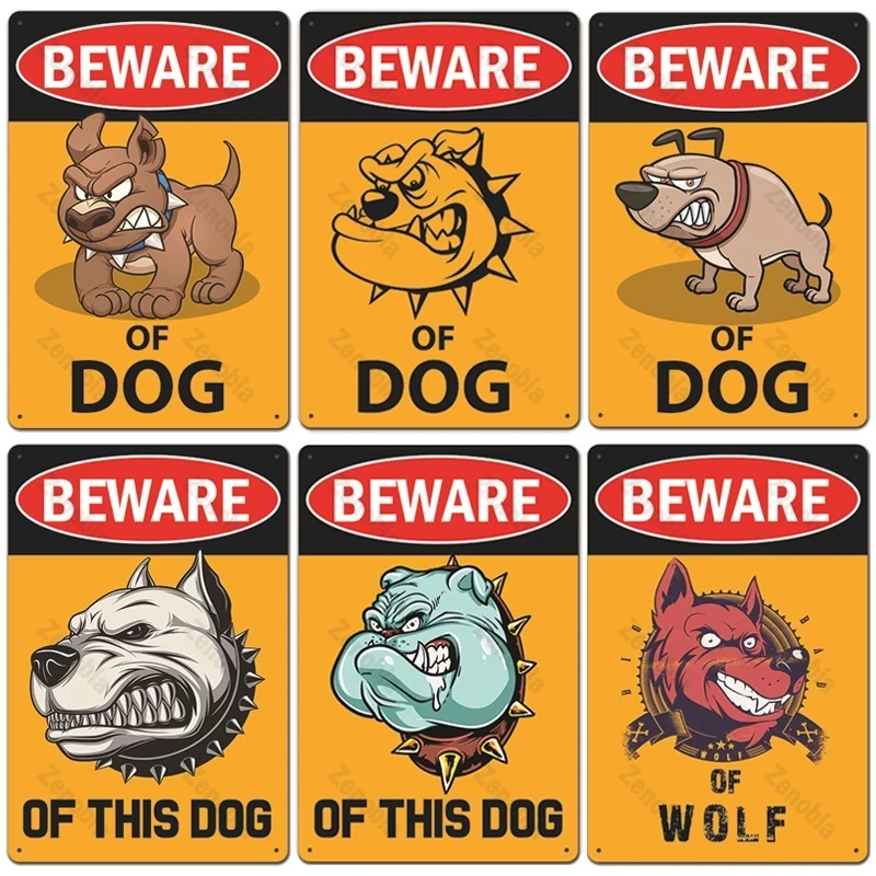 Beware of Dog Retro Plaque Warning Dog Metal Signs Vintage Tin Posters Plates Wall Stickers for Garden Farmhouse Home Decoration
Beware of Dog Retro Plaque Warning Dog Metal Signs Vintage Tin Posters Plates Wall Stickers for Garden Farmhouse Home Decoration