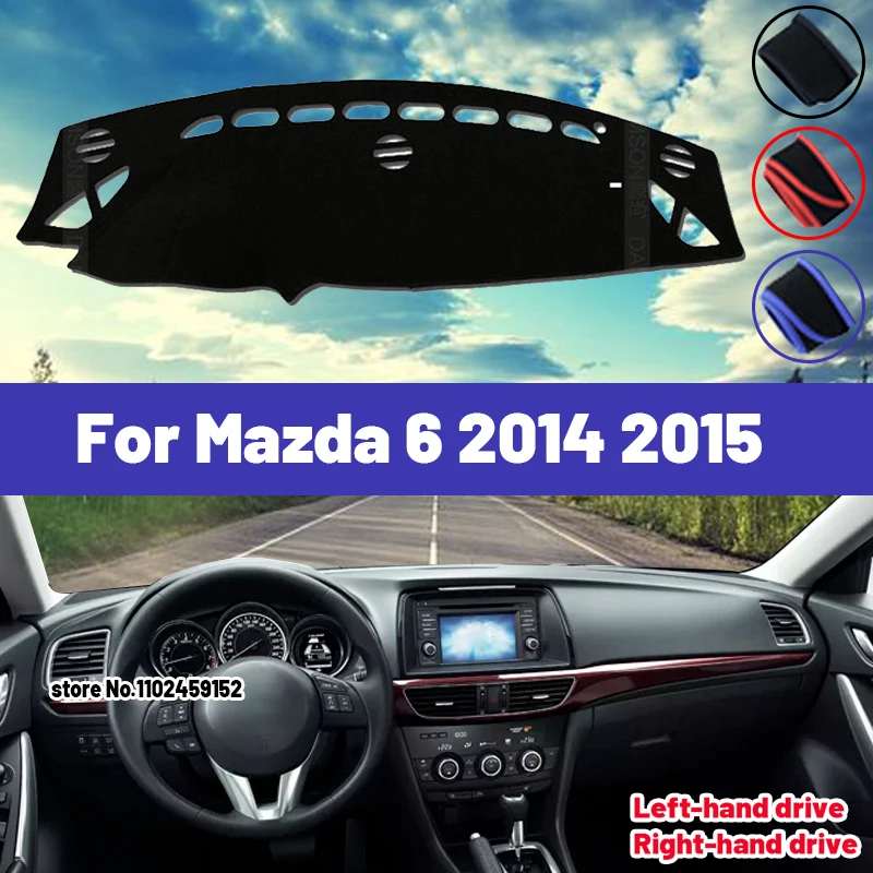 Высококачественный коврик для приборной панели автомобиля Mazda 6 2014 2015, солнцезащитный козырек, избегайте светильник Pad, ковры, анти-УФ, аксессуары для интерьера
Высококачественный коврик для приборной панели автомобиля Mazda 6 2014 2015, солнцезащитный козырек, избегайте светильник Pad, ковры, анти-УФ, аксессуары для интерьера