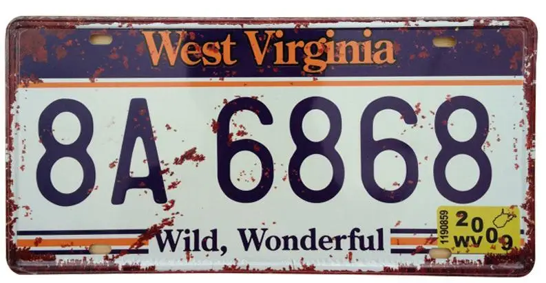 Hot USA Car License Plate Metal Car Number Tin Signs Bar Pub Cafe Decor Metal Garage Sign Painting Decal Sticker
Hot USA Car License Plate Metal Car Number Tin Signs Bar Pub Cafe Decor Metal Garage Sign Painting Decal Sticker