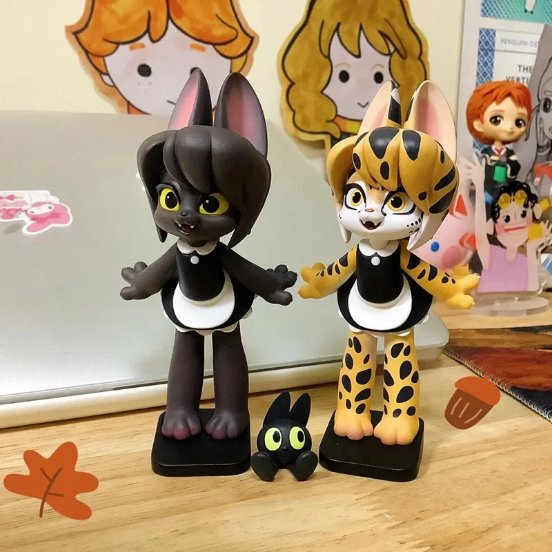 Kongzoo Pure Natural Maid Cat Kawaii слепая коробка кукла экшн-фигурка украшения Коллекционная