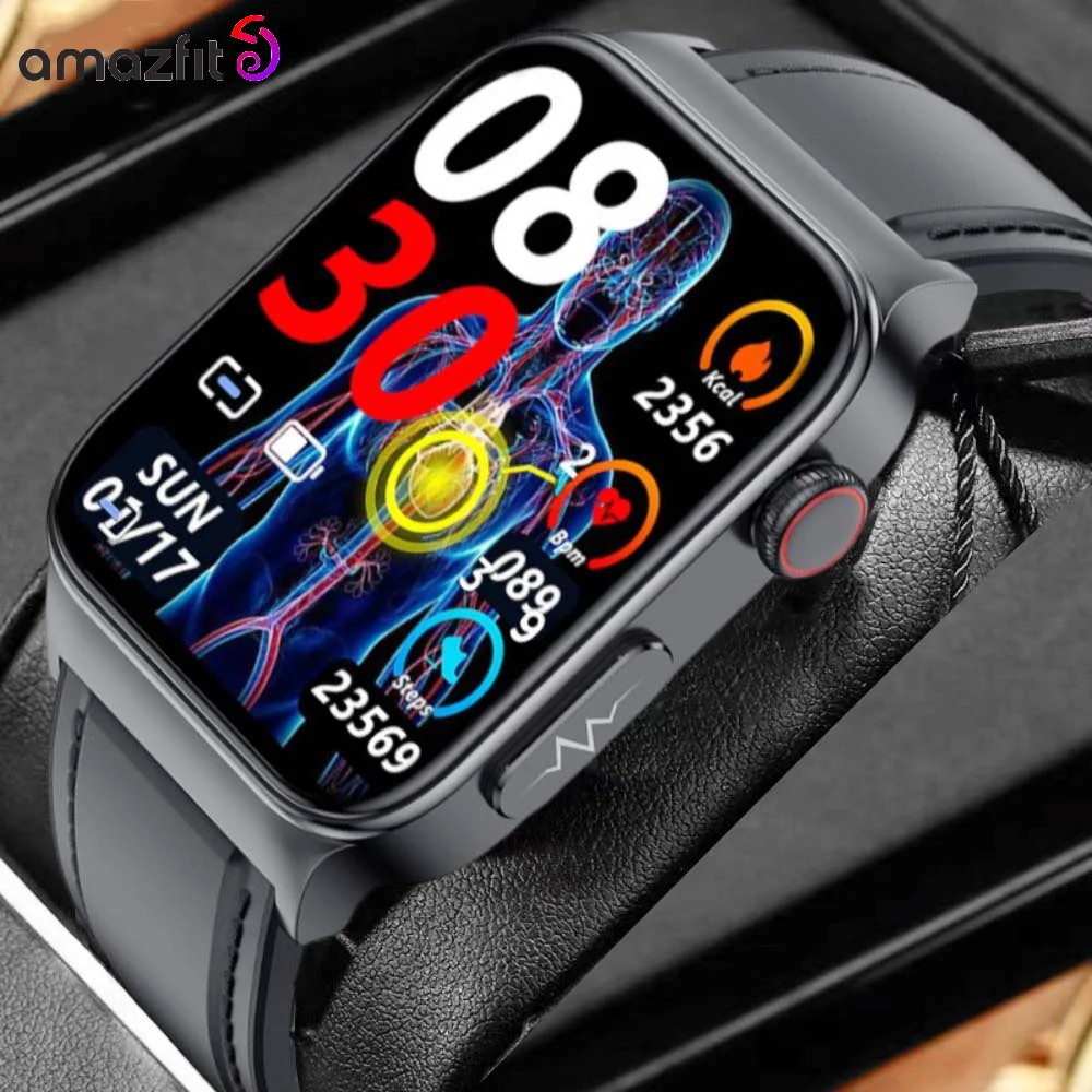 2023 AMAZFIT Smart Watch For Men ECG+PPG HRV Blood Glucose Women Waterproof Health Sport Fitness Bracelet Touch Big Screen Watch
2023 AMAZFIT Smart Watch For Men ECG+PPG HRV Blood Glucose Women Waterproof Health Sport Fitness Bracelet Touch Big Screen Watch