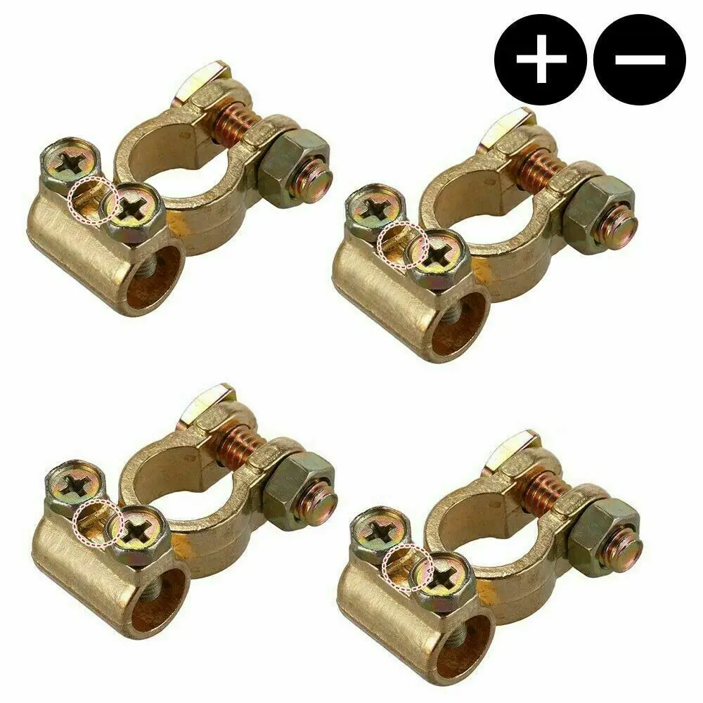 Leisure Quick Release Battery Terminal Connectors Clamps Brass Caravan RV 12V Positive Negative Battery Terminal Cable Connector
Leisure Quick Release Battery Terminal Connectors Clamps Brass Caravan RV 12V Positive Negative Battery Terminal Cable Connector