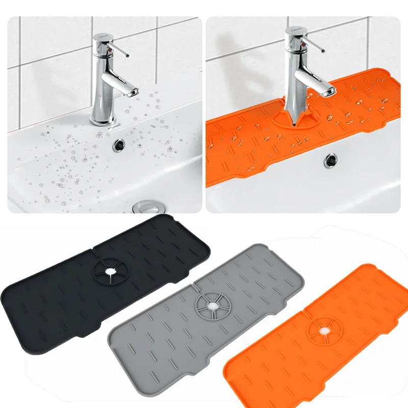 Kitchen Faucet Absorbent Mat Sink Splash Guard Silicone Faucet Splash Catcher Countertop Protector for Bathroom Kitchen Gadgets
Kitchen Faucet Absorbent Mat Sink Splash Guard Silicone Faucet Splash Catcher Countertop Protector for Bathroom Kitchen Gadgets