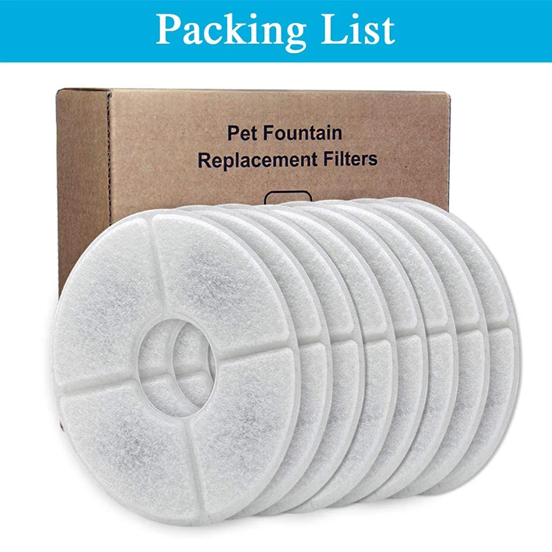 Replacement Activated Carbon Filter For Cat Water Drinking Fountain Replaced Filters Flower For Pet Dog Round Fountain Dispenser
Replacement Activated Carbon Filter For Cat Water Drinking Fountain Replaced Filters Flower For Pet Dog Round Fountain Dispenser
