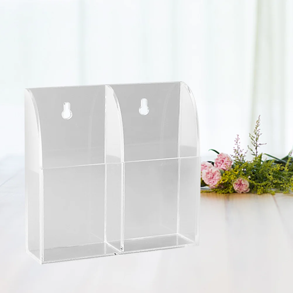 Wall Mount Holder Clear Media Organizers Storage Box Coffee Table and Nightstand Convenient Caddy
Wall Mount Holder Clear Media Organizers Storage Box Coffee Table and Nightstand Convenient Caddy