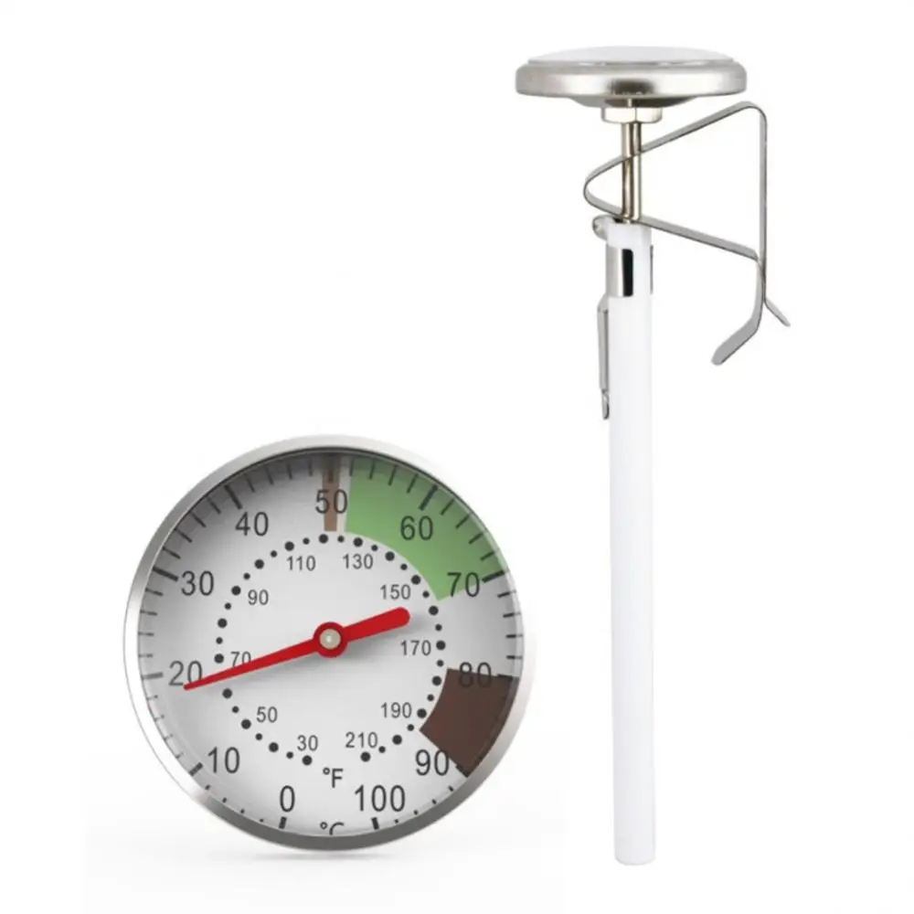 

Stainless Steel Probe Thermometer 0-100 °C Milk Coffee Thermometer Instant Read Thermometers Barbecue BBQ Cooking For Kitchen