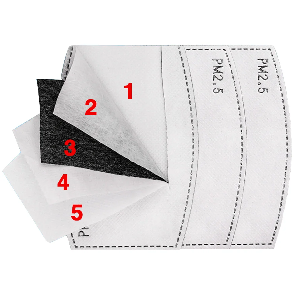 Mask Filter Insert for Adult Kids 5 Layers Activated Carbon PM2.5 Filters Anti-Dust Children Men Women Protective Mask Pad
Mask Filter Insert for Adult Kids 5 Layers Activated Carbon PM2.5 Filters Anti-Dust Children Men Women Protective Mask Pad