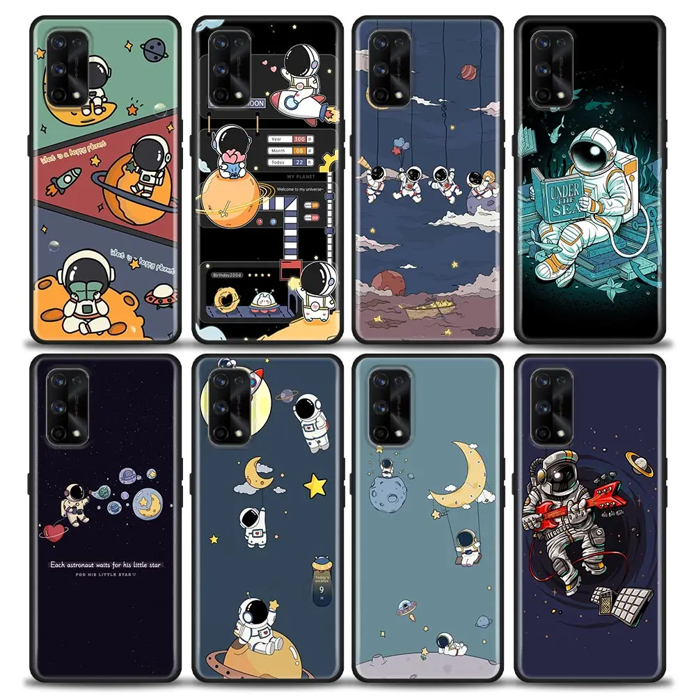 Cute Cartoon Spaceman Astronauts Phone Case for Realme 5 6 7 X7 X50 5G Pro Case Ultra 7i C3 C11 C15 XT Soft Silicone Cover
Cute Cartoon Spaceman Astronauts Phone Case for Realme 5 6 7 X7 X50 5G Pro Case Ultra 7i C3 C11 C15 XT Soft Silicone Cover