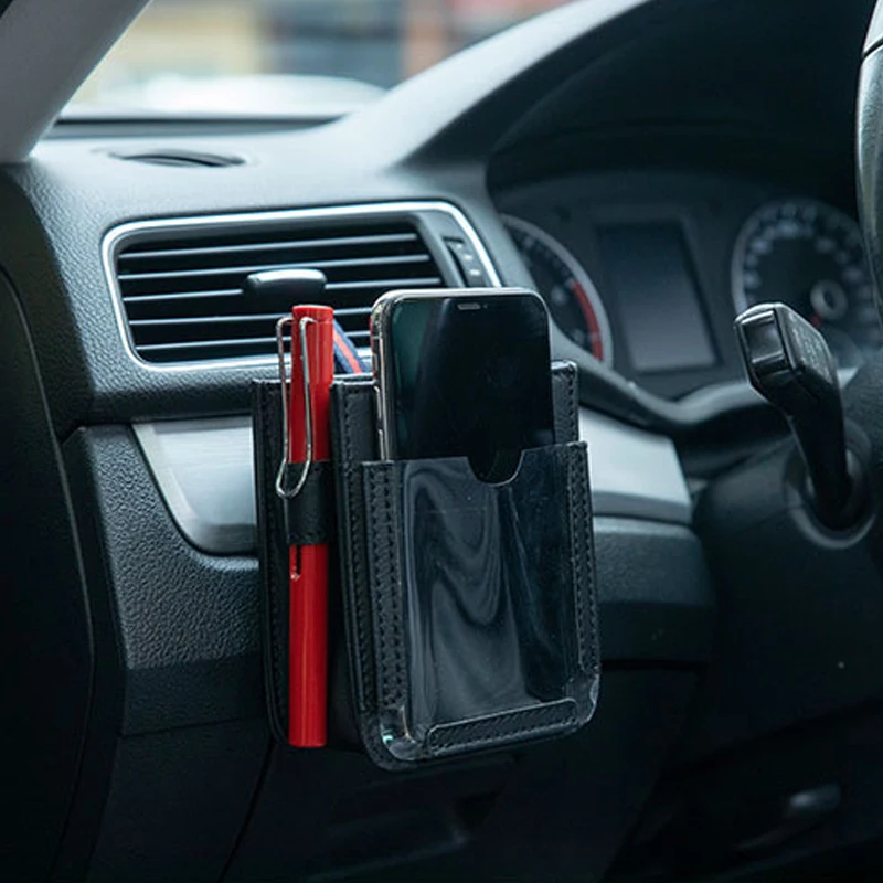 Multifunction PU Leather Car Air Outlet Hanging Storage Box Cellphone Bag Vehicle Organizer Auto Interior Decoration Accessories
Multifunction PU Leather Car Air Outlet Hanging Storage Box Cellphone Bag Vehicle Organizer Auto Interior Decoration Accessories