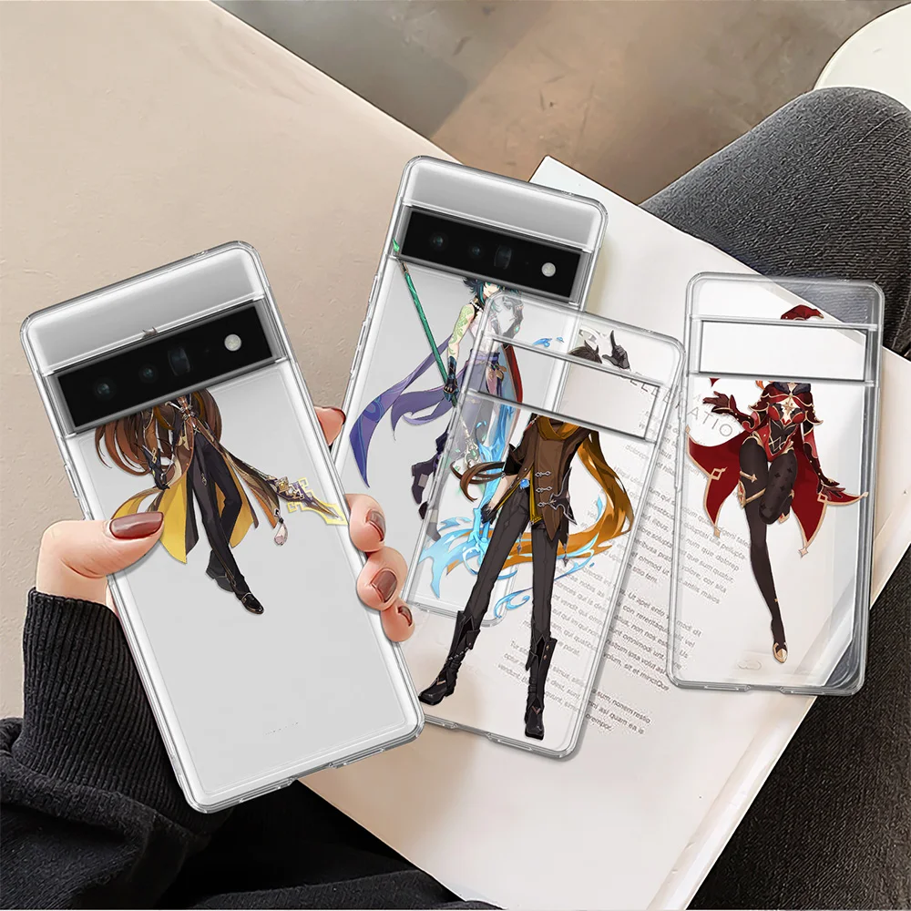 Genshin Impact Zhongli Case for Google Pixel 7Pro 7 6a 6 6Pro 5 5a 5G 4XL 4 3XL 3 3a 3aXL 4a Transparent Soft TPU Cover Capas
Genshin Impact Zhongli Case for Google Pixel 7Pro 7 6a 6 6Pro 5 5a 5G 4XL 4 3XL 3 3a 3aXL 4a Transparent Soft TPU Cover Capas