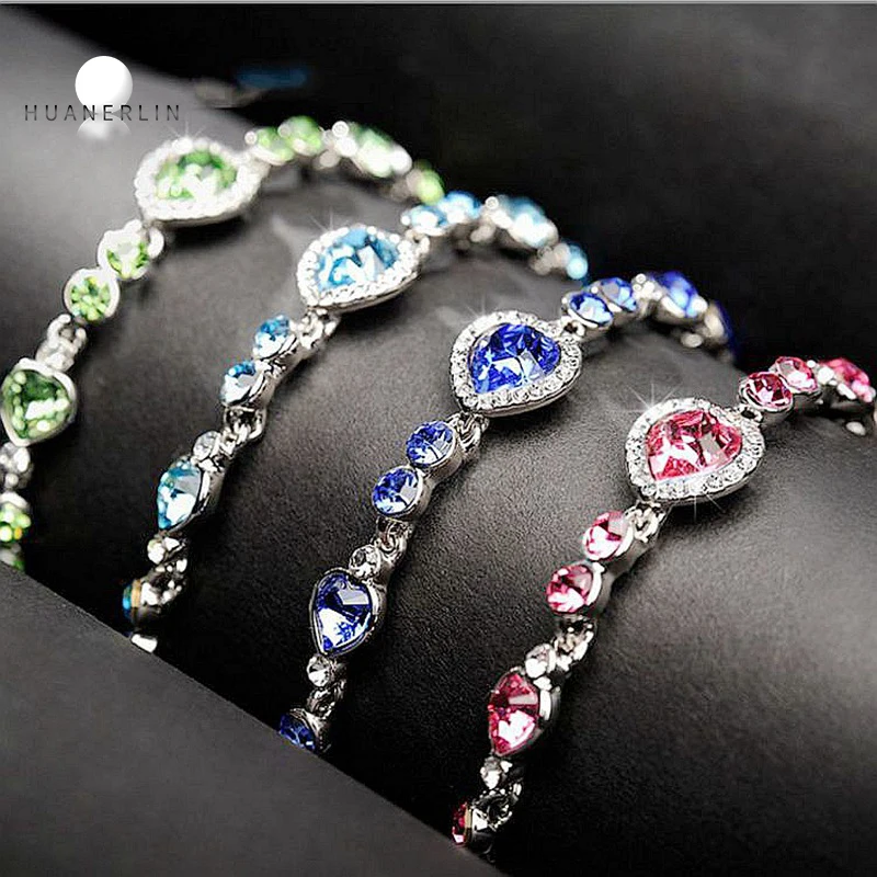 Jewelry Gift Fashion Ladies Full Diamond Bracelet Couple Constellation Bracelet Ocean Heart Crystal Bracelet Love Color Gift
Jewelry Gift Fashion Ladies Full Diamond Bracelet Couple Constellation Bracelet Ocean Heart Crystal Bracelet Love Color Gift