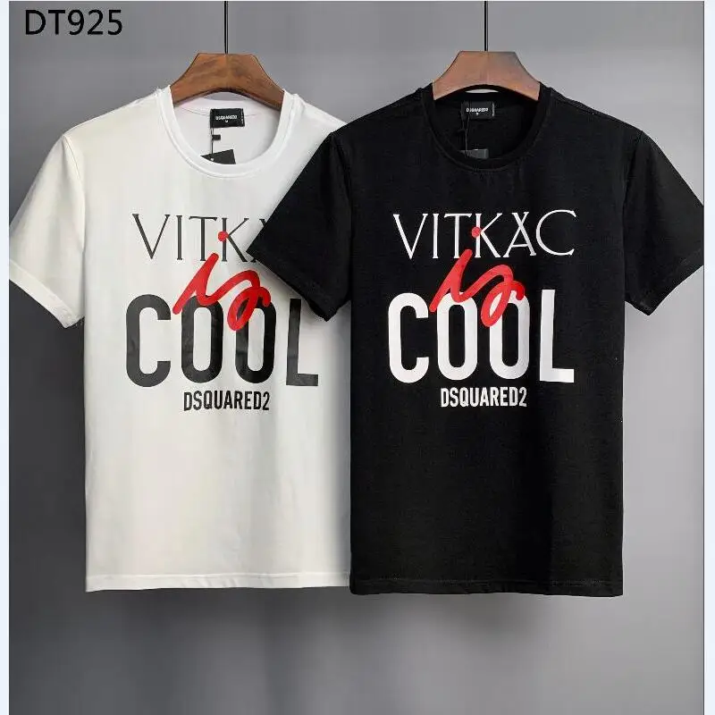 Dsquared2 Men's Cotton Round Neck Brand Short Shirt Vitkac Letter Print Casual Top T-shirt Men Clothing Cool Anime Clothes
Dsquared2 Men's Cotton Round Neck Brand Short Shirt Vitkac Letter Print Casual Top T-shirt Men Clothing Cool Anime Clothes
