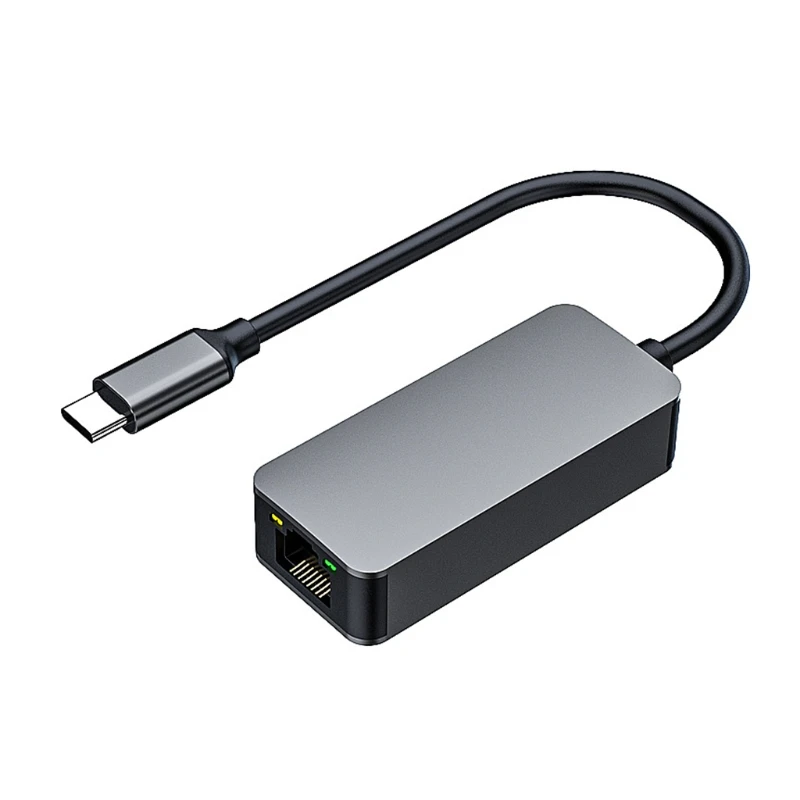 2.5G USB C to Ethernet Adapter Type-C to 2.5 Gigabit RJ45 Lan Network Converter
2.5G USB C to Ethernet Adapter Type-C to 2.5 Gigabit RJ45 Lan Network Converter
