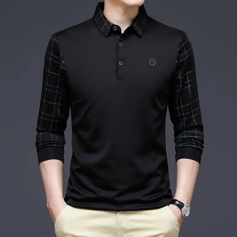 Polo shirt men 2022 new men's T-shirt youth business long sleeve men's fashion casual Lapel designer buy 2 sizes larger
Polo shirt men 2022 new men's T-shirt youth business long sleeve men's fashion casual Lapel designer buy 2 sizes larger