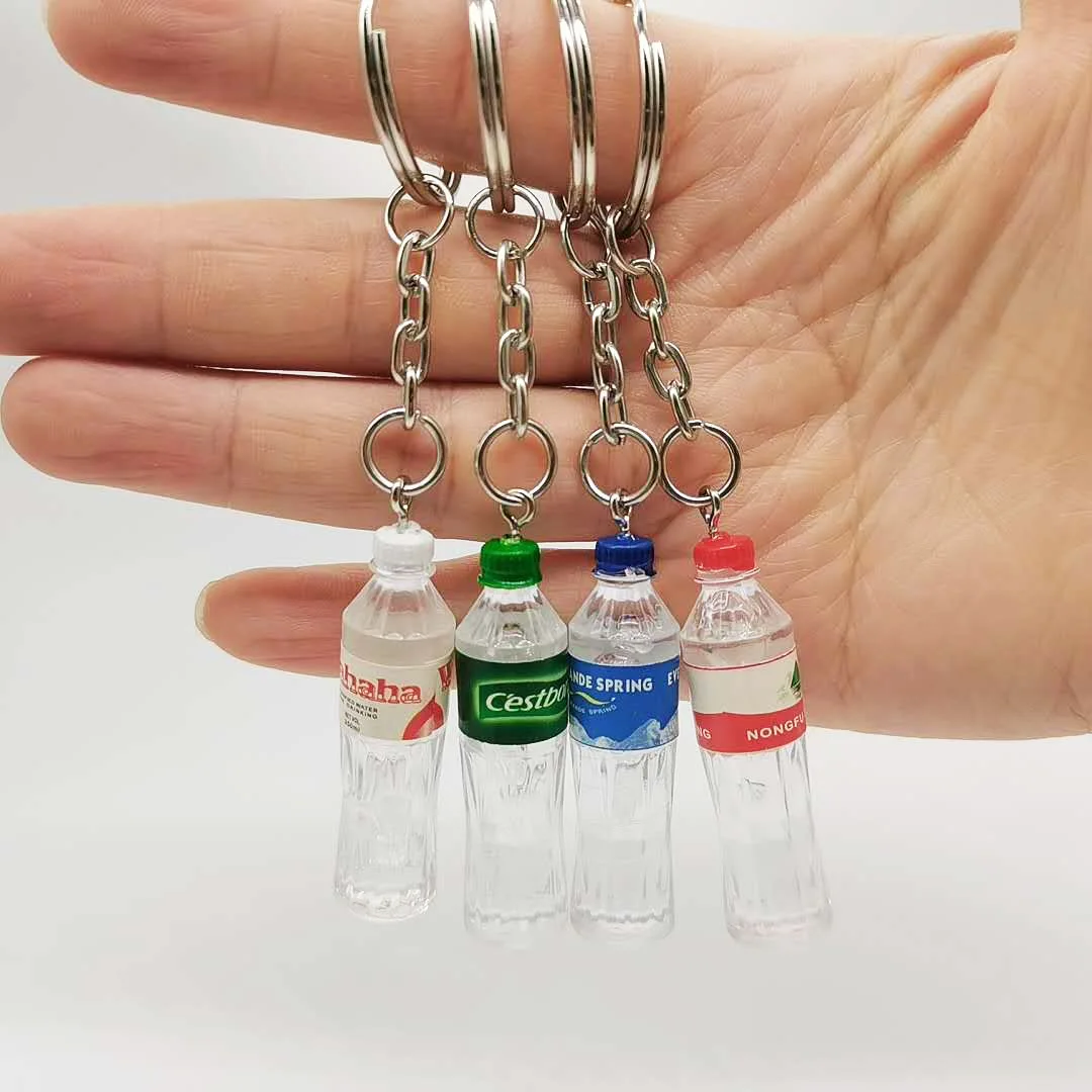 Creative Mini Mineral Water Bottle Keychain Personality Small Bottles Keyring Ornaments Backpack Car Pendant Gifts for Friends
Creative Mini Mineral Water Bottle Keychain Personality Small Bottles Keyring Ornaments Backpack Car Pendant Gifts for Friends